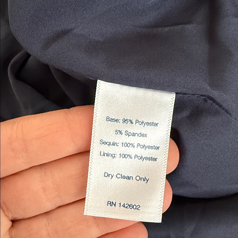 Sail to Sable STS Anne Midnight Navy Midi Dress NWT Size Large - Picture 11 of 11
